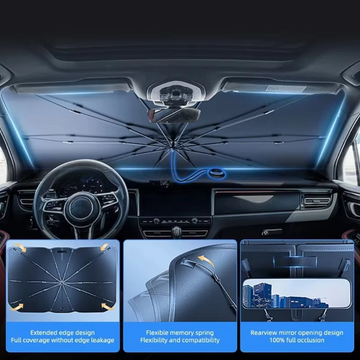 Car Umbrella Sunshade | Foldable Windshield Sun Shade Protector Cars
