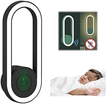 Ultrasonic Mosquito Repeller with LED | Silent Indoor Bug Zapper Plug-In