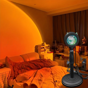 Sunset Projection Lamp | USB-Powered LED Ambient Light for Home Décor