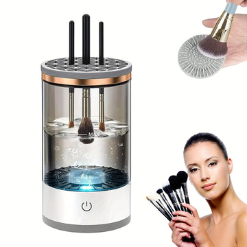 Makeup Brush Cleaner Machine USB Powered Deep Cleaning for All Brush Types