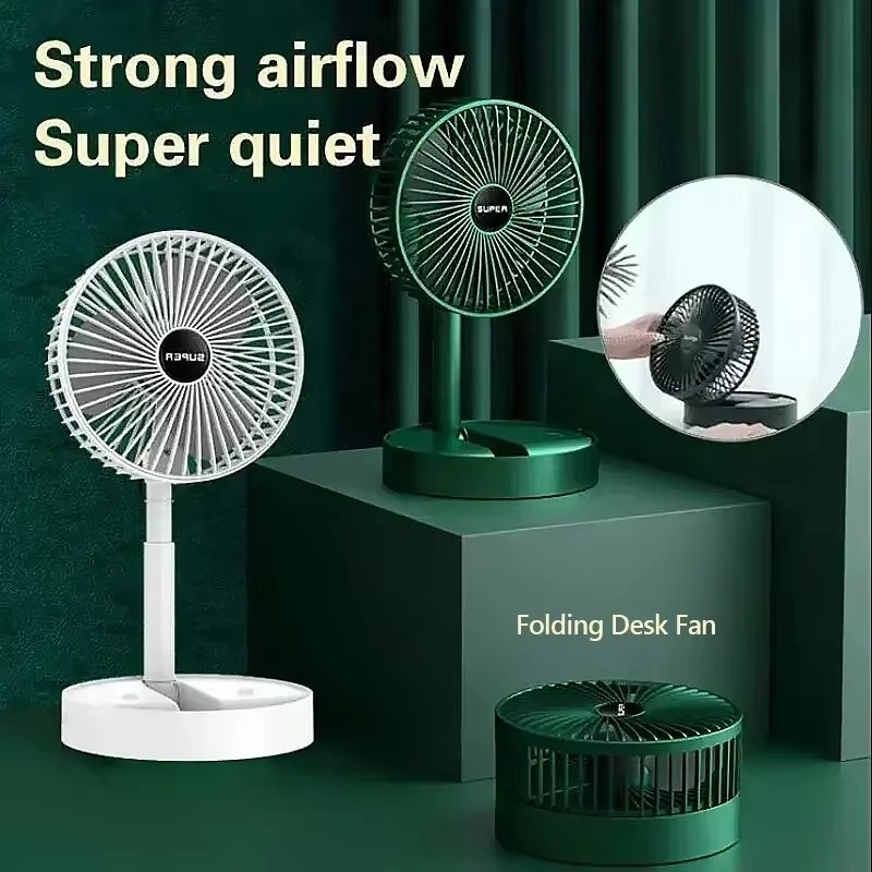 Top 1 Telescope Electric Fan | Rechargeable, Adjustable Height Cooling Fan for Home, Office & Outdoors
