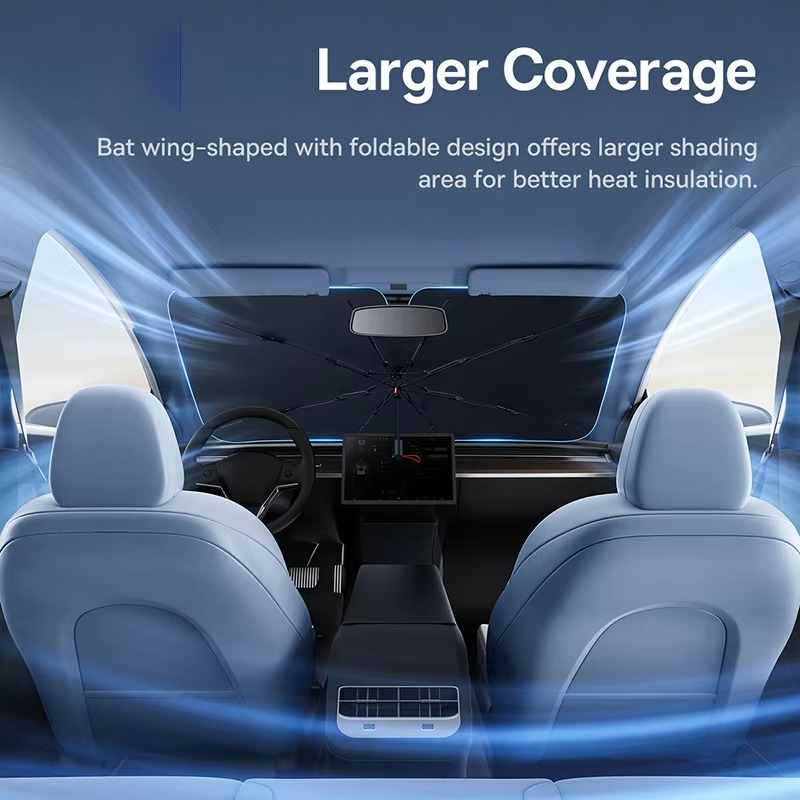 Car Umbrella Sunshade | Foldable Windshield Sun Shade Protector Cars