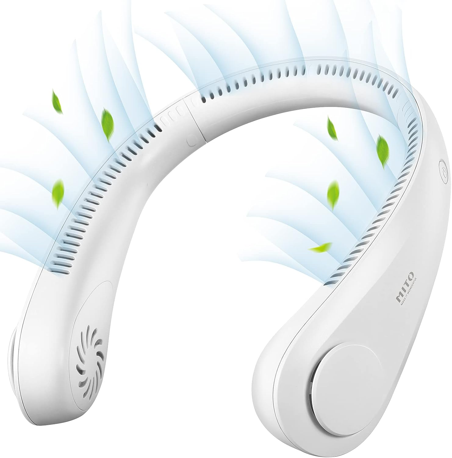 Portable Bladeless Neck Fan | 3 Speed Modes & 360° Airflow