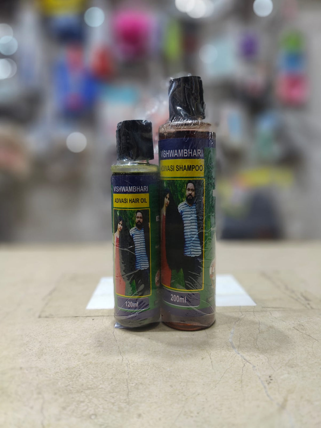 Aadivasi 2-in-1 Hair Oil & Shampoo (120ml) | Nourishing & Cleansing Hair Care Pack