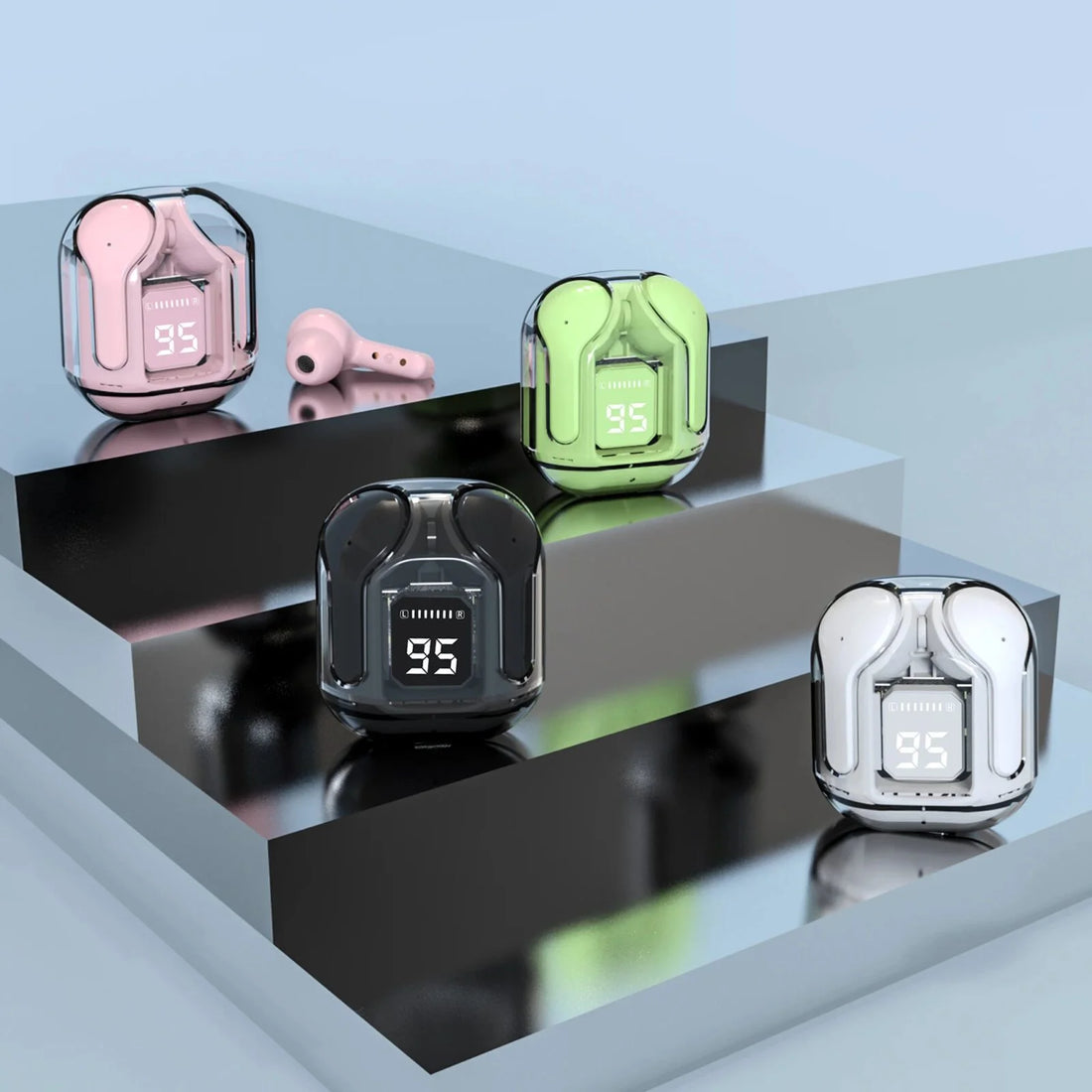 Air 31 TWS Transparent Earbuds | Bluetooth 5.3V Stereo Earphones